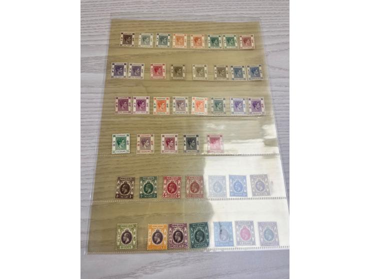 including KGV, KGVI and QEII issues. All mint. Some in complete set. Please view.